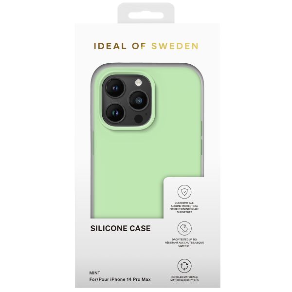 iDeal of Sweden Coque Silicone iPhone 14 Pro Max - Mint