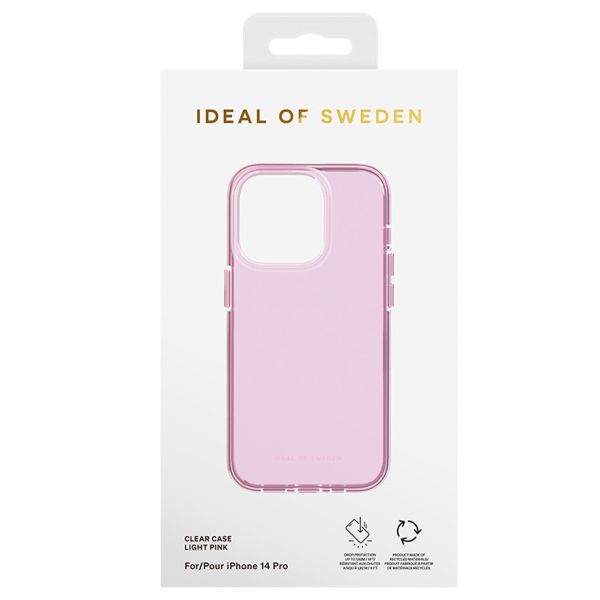 iDeal of Sweden Coque Clear iPhone 14 Pro - Light Pink