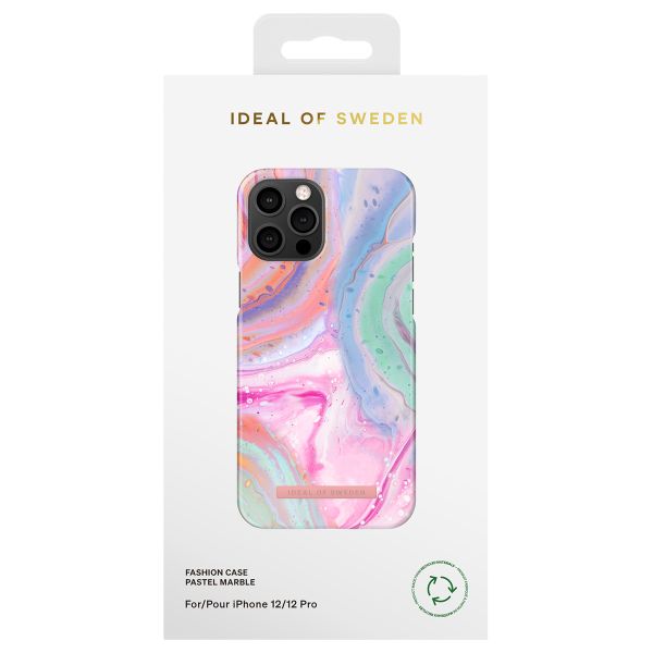 iDeal of Sweden Coque Fashion iPhone 12 (Pro) - Pastel Marble