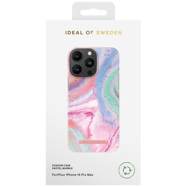 iDeal of Sweden Coque Fashion iPhone 14 Pro Max - Pastel Marble