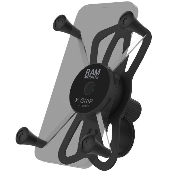 RAM Mounts X-Grip® Tough-strap Support de téléphone vélo/moto/scooter - Universel - Grand - Noir