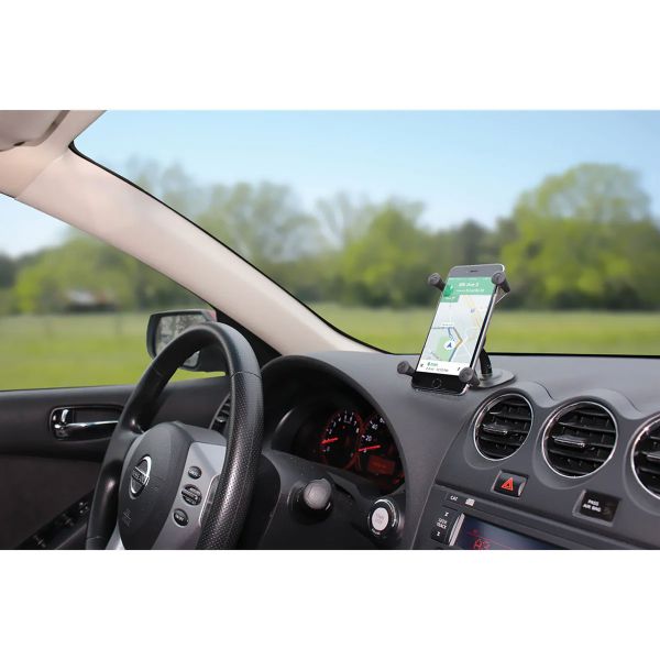 RAM Mounts ﻿X-Grip® Support de téléphone pour tableau de bord de voiture - Universel - Grand - Noir