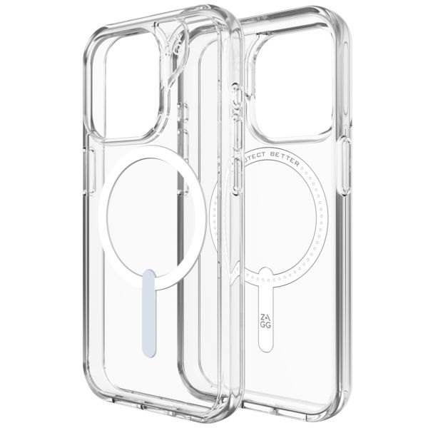 ZAGG Coque Crystal Palace Snap MagSafe iPhone 15 Pro - Transparent