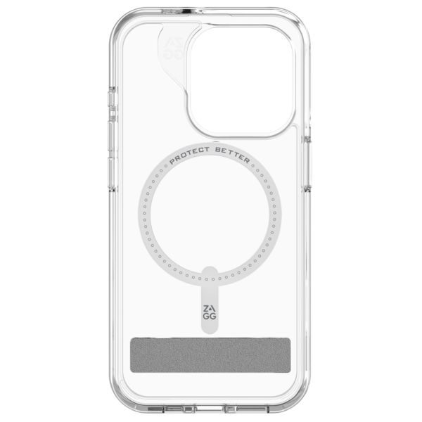 ZAGG Coque Crystal Palace Snap KickStand avec MagSafe iPhone 15 Pro - Transparent