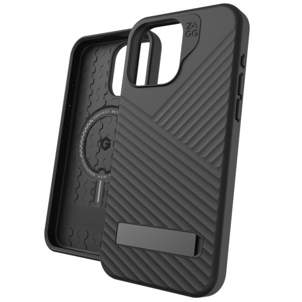 ZAGG Coque Denali Snap KickStand avec MagSafe iPhone 15 Pro Max - Noir