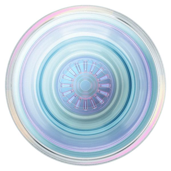 PopSockets PopGrip - Amovible - Translucent Clear Iridescent