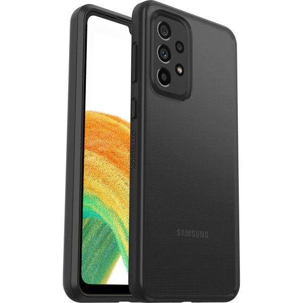 OtterBox Coque arrière React Samsung Galaxy A33 - Transparent / Noir