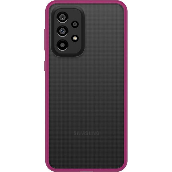 OtterBox Coque arrière React Samsung Galaxy A33 - Transparent / Rose