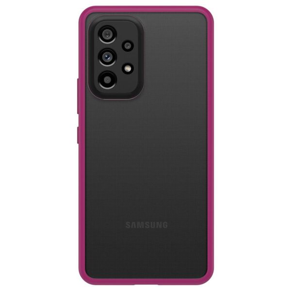 OtterBox Coque arrière React Samsung Galaxy A53 - Transparent / Rose