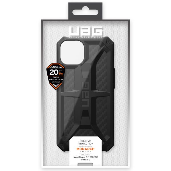 UAG Coque Monarch iPhone 14 - Carbon Fiber