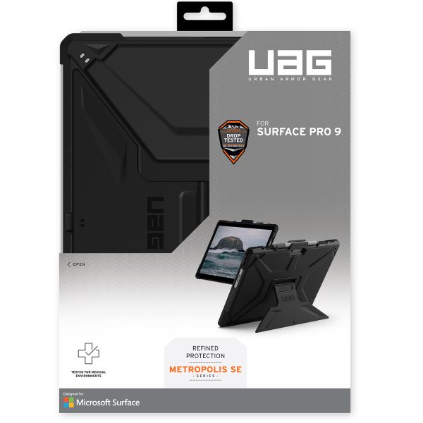 UAG Coque Metropolis Microsoft Surface Pro 9 / Pro 10 - Noir