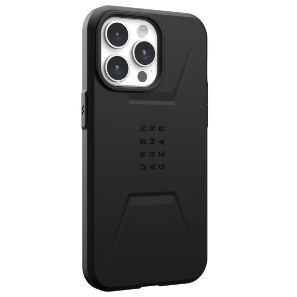 UAG Coque Civilian MagSafe iPhone 15 Pro Max - Noir