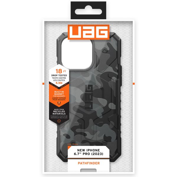 UAG Coque Pathfinder iPhone 15 Pro Max - Midnight Camo