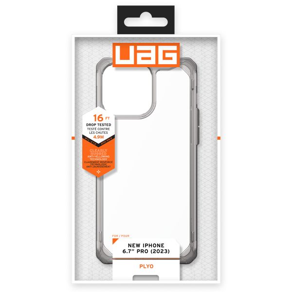 UAG Coque Plyo iPhone 15 Pro Max - Ash