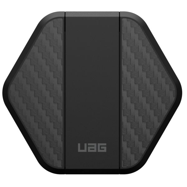 UAG Station de charge sans fil avec support - Compatible MagSafe - 15 watts - Noir / Carbone