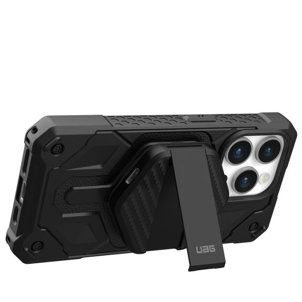 UAG Station de charge sans fil avec support - Compatible MagSafe - 15 watts - Noir / Carbone