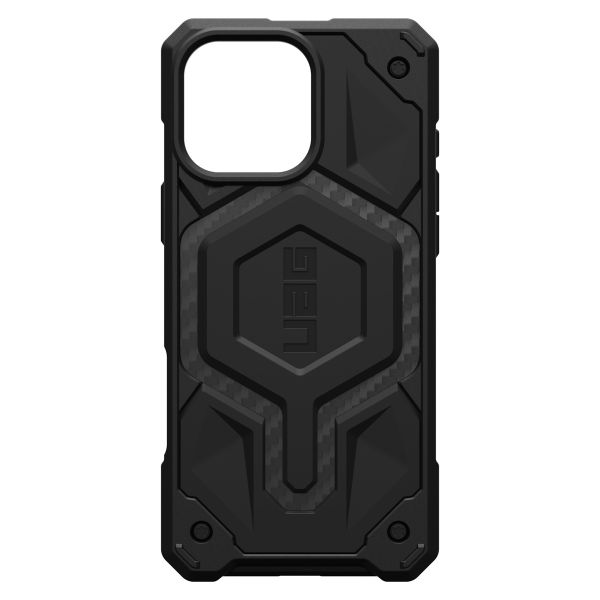 UAG Coque arrière Monarch Pro iPhone 16 Pro Max - Carbon Fiber