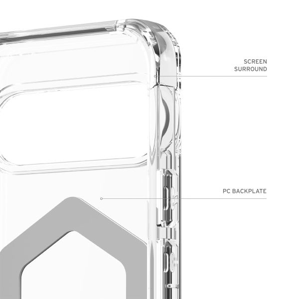 UAG Coque arrière Plyo Pro Google Pixel 9 - Ice / Silver