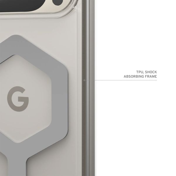 UAG Coque arrière Plyo Pro Google Pixel 9 Pro - Ice / Silver