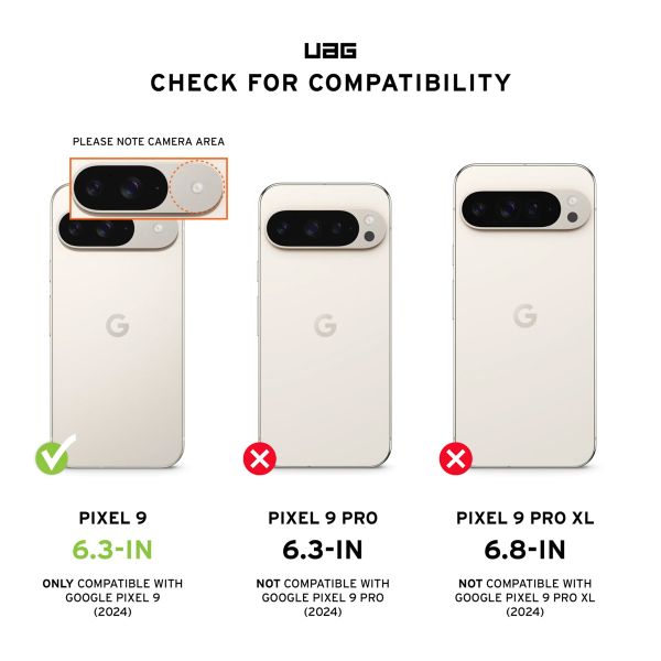 UAG Coque Plyo Google Pixel 9 / 9 Pro - Ice