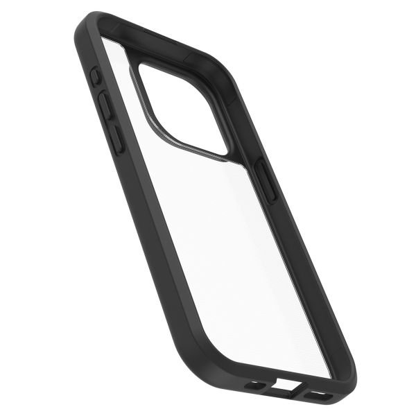 OtterBox Coque arrière React iPhone 15 Pro - Transparent / Noir