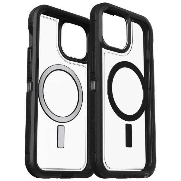OtterBox Coque Defender Rugged avec MagSafe iPhone 15 - Transparent / Noir