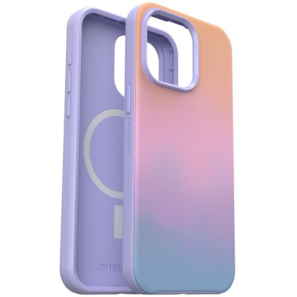 OtterBox Coque Symmetry MagSafe iPhone 15 Pro Max - Soft Sunset