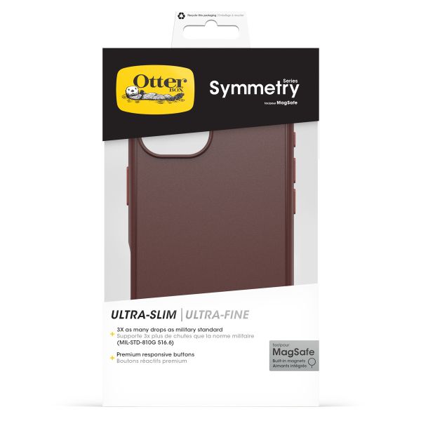 OtterBox Coque Symmetry MagSafe iPhone 16 - Union Station Brown