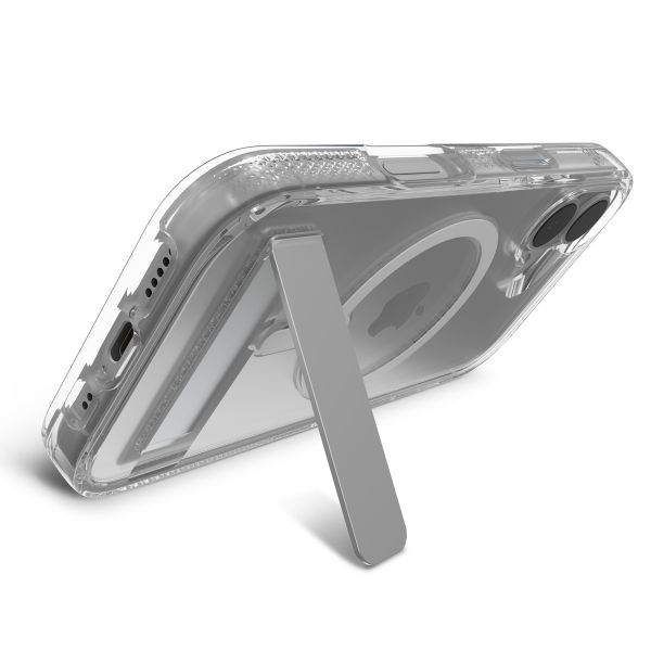 ZAGG Coque Crystal Palace Snap KickStand avec MagSafe iPhone 16 - Transparent