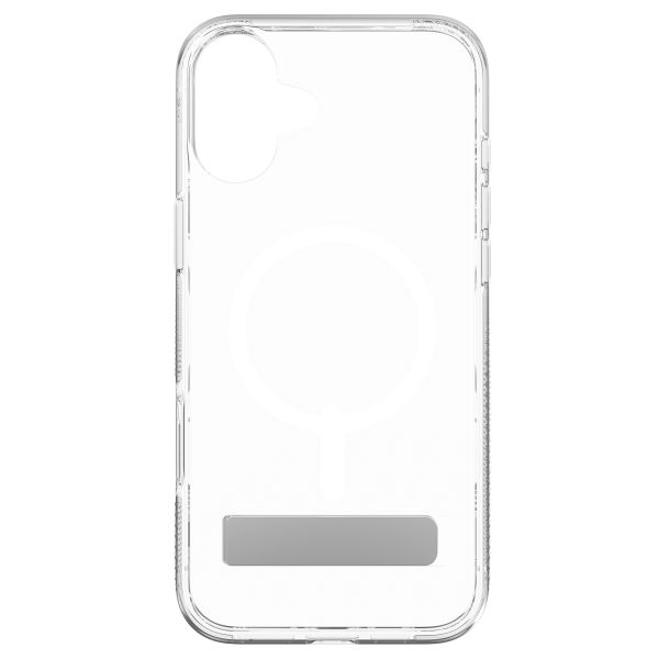 ZAGG Coque Crystal Palace Snap KickStand avec MagSafe iPhone 16 - Transparent