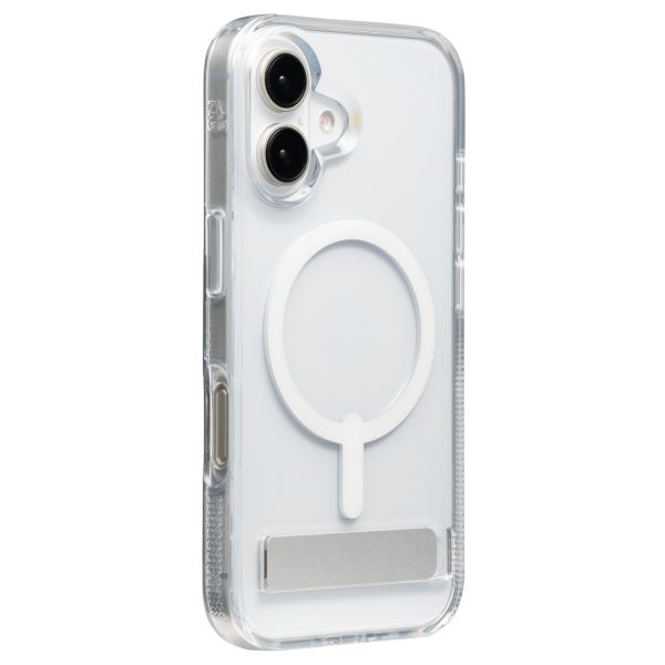 ZAGG Coque Crystal Palace Snap KickStand avec MagSafe iPhone 16 - Transparent