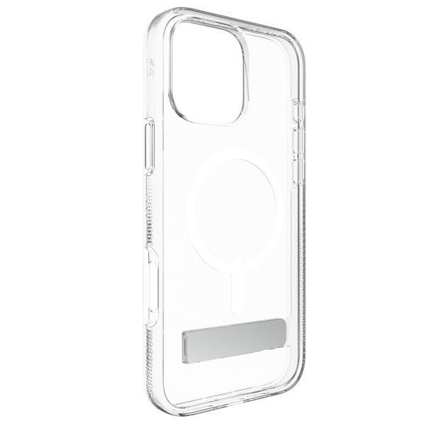 ZAGG Coque Crystal Palace Snap KickStand avec MagSafe iPhone 16 Pro - Transparent