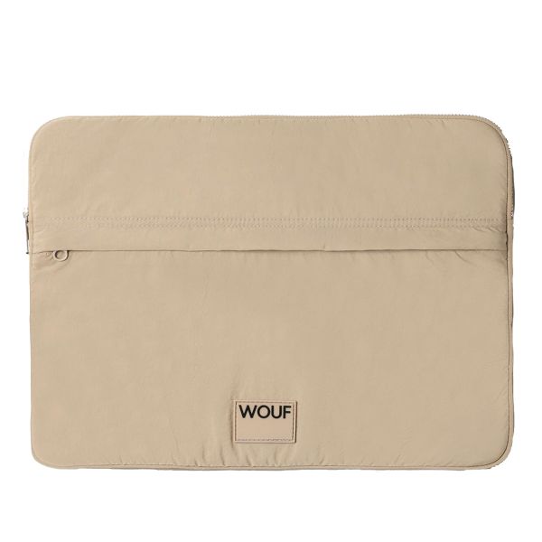 Wouf Pochette ordinateur 13-14 pouces - Downtown Oatmilk