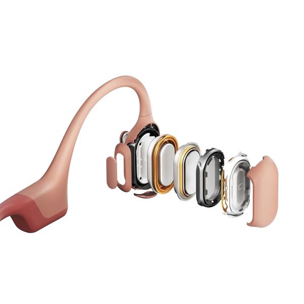 Shokz OpenRun Pro - Modèle standard - Écouteurs sans fil Open-Ear - Conduction osseuse - Pink