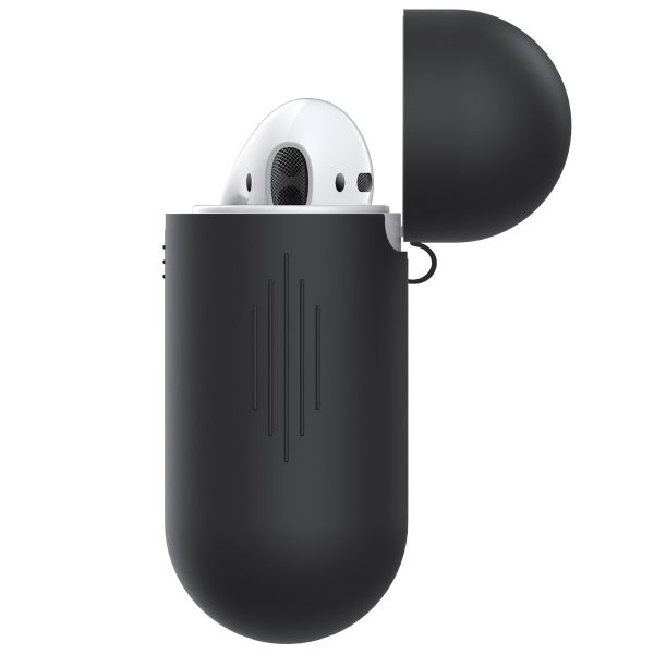KeyBudz Coque Elevate Protective Silicone Apple AirPods 1 / 2 - Black