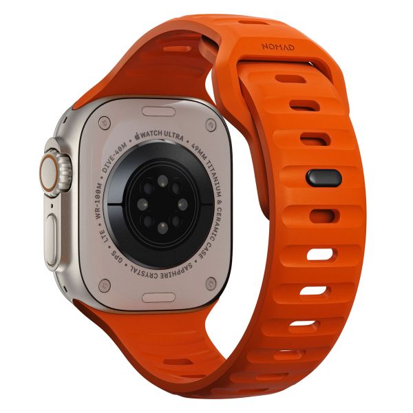 Nomad Bracelet Sport FKM Apple Watch Series 1-10 / SE / Ultra (2) - 42/44/45/46/49 mm - Orange