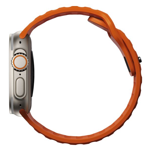 Nomad Bracelet Sport FKM Apple Watch Series 1-10 / SE / Ultra (2) - 42/44/45/46/49 mm - Orange