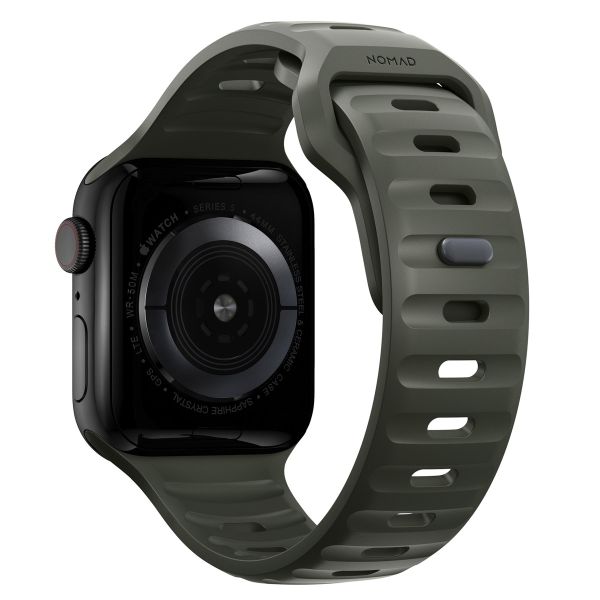 Nomad Bracelet Sport FKM Apple Watch Series 1-10 / SE / Ultra (2) - 42/44/45/46/49 mm - Ash Green