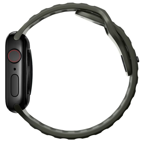 Nomad Bracelet Sport FKM Apple Watch Series 1-10 / SE / Ultra (2) - 42/44/45/46/49 mm - Ash Green