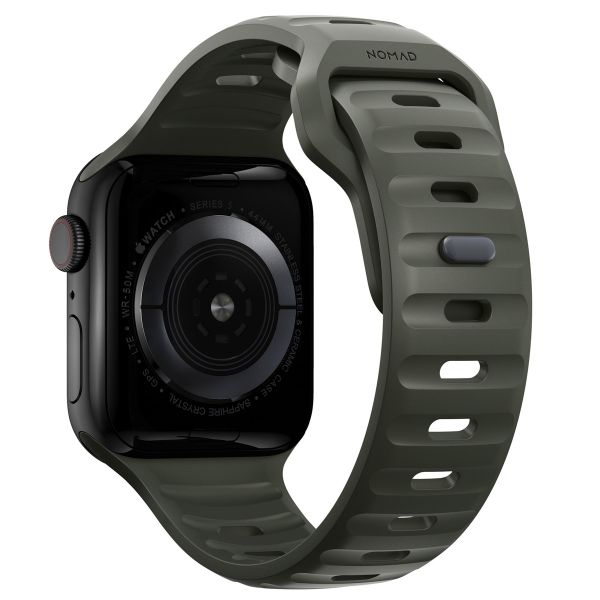 Nomad Bracelet Sport FKM Apple Watch Series 1-9 / SE - 38/40/41 mm / Series 10 - 42 mm - Ash Green