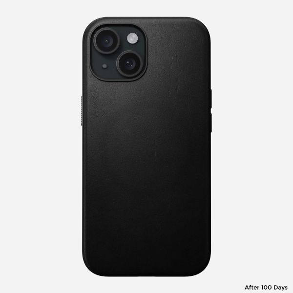 Nomad Coque Modern Leather iPhone 15 - Noir
