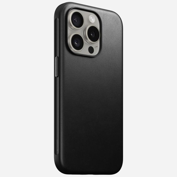 Nomad Coque Modern Leather iPhone 15 Pro - Noir