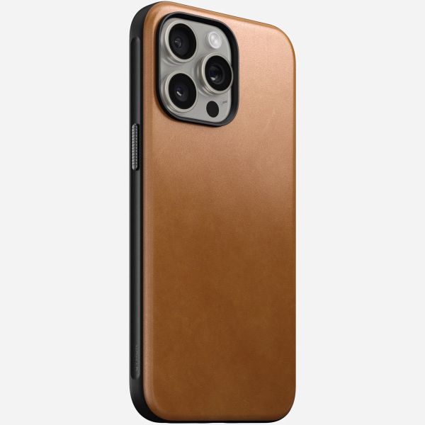 Nomad Coque Modern Leather iPhone 15 Pro Max - English Tan