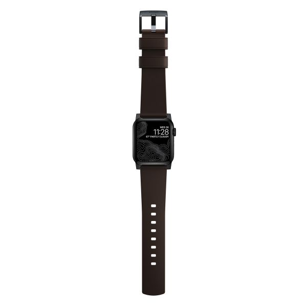 Nomad Bracelet Active Pro Apple Watch Series 1-10 / SE / Ultra (2) - 42/44/45/46/49 mm - Marron/Noir