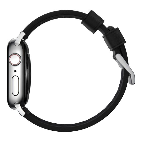 Nomad Bracelet Active Pro Apple Watch Series 1-10 / SE / Ultra (2) - 42/44/45/46/49 mm - Noir/Argent