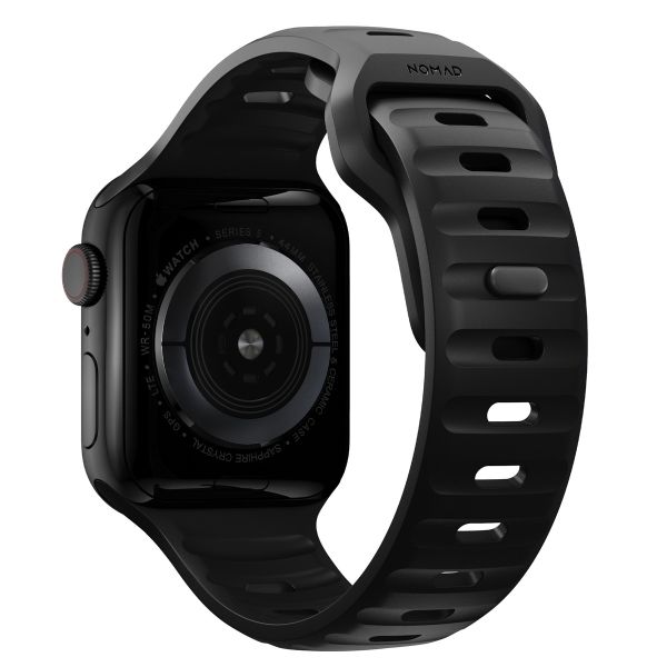 Nomad Bracelet Sport FKM Apple Watch Series 1-10 / SE / Ultra (2) - 42/44/45/46/49 mm - Noir