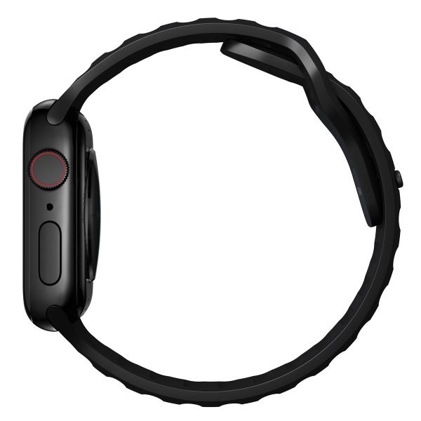 Nomad Bracelet Sport FKM Apple Watch Series 1-10 / SE / Ultra (2) - 42/44/45/46/49 mm - Noir