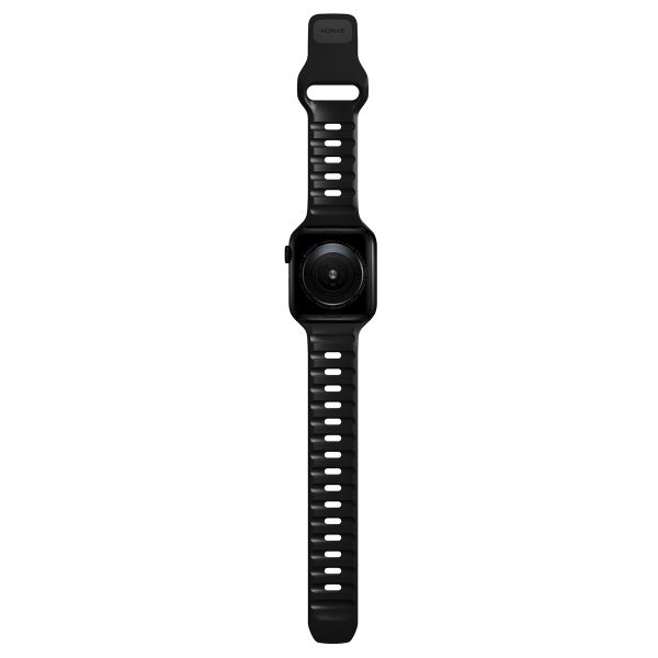 Nomad Bracelet Sport FKM Apple Watch Series 1-10 / SE / Ultra (2) - 42/44/45/46/49 mm - Noir