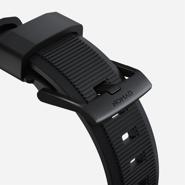 Nomad Bracelet robuste FKM Apple Watch Series 1-9 / SE / Ultra (2) - 42/44/45/49 mm - Noir