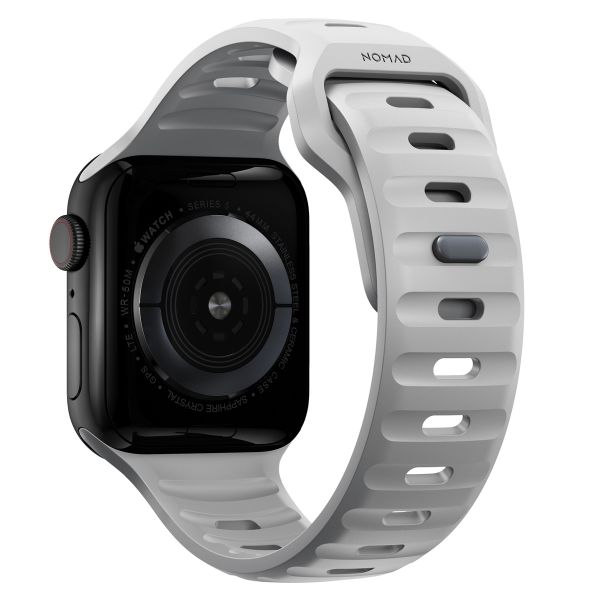 Nomad Bracelet Sport FKM Apple Watch Series 1-10 / SE / Ultra (2) - 42/44/45/46/49 mm - Lunar Gray